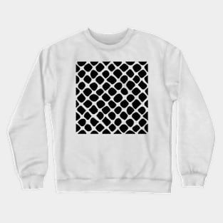 Monochrome spots Pattern Crewneck Sweatshirt